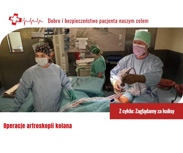 Artroskopia kolan – precyzja i zespół ekspertów