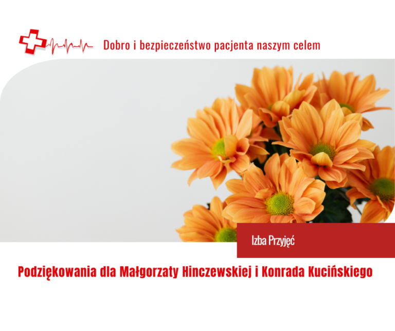 Podziękowania za&nbsp;pomoc na&nbsp;Izbie Przyjęć