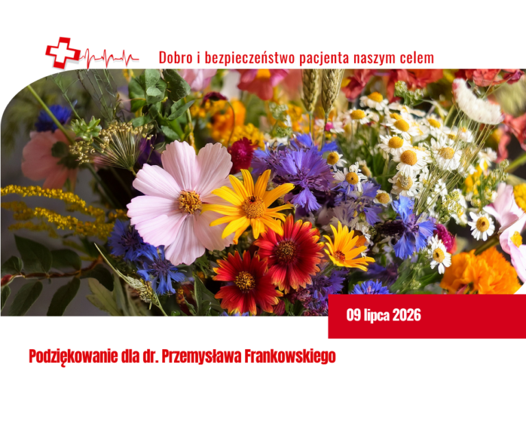 Podziękowania dla dr. Przemysława Frankowskiego